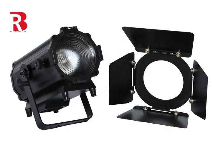 200W Auto Zoom RGBW 4in1 LED Fresnel stage lighting untuk acara pesta