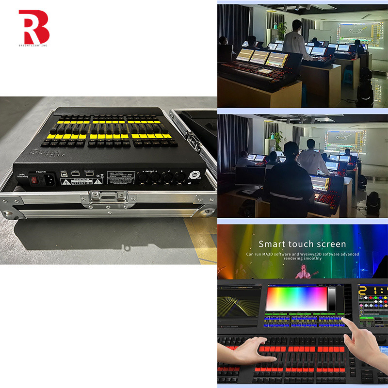 Pencahayaan panggung Sistem pengontrol Dmx Pengendalian presisi RGB RGBW Perlengkapan
