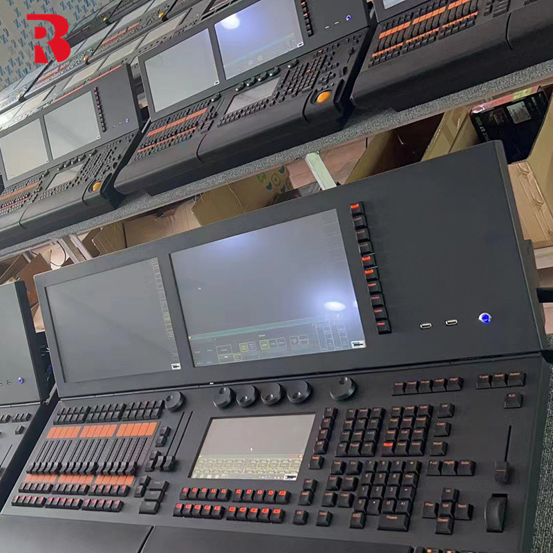 2 Pencahayaan layar MA Stage DMX Controller System Wide Range Channels Otomatis