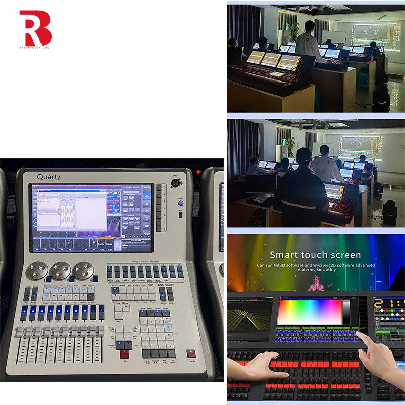 Seamlessly Stage Quartz Tiger Touch DMX Wall Controller System Control Pencahayaan yang menakjubkan