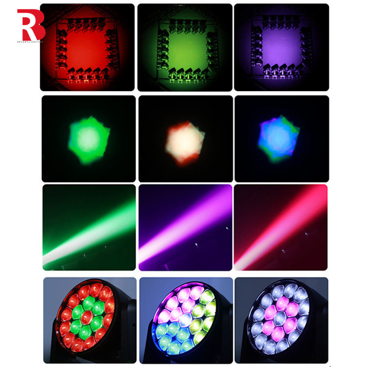 19*40w Beeye Outdoor Moving Head Stage Light dengan led ring Beam