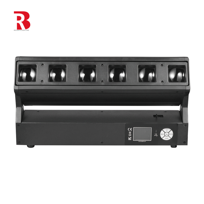 LED Zoom Pixel Bar 6pcs 40W RGBW LED Moving Head Stage Light Untuk Show Stage