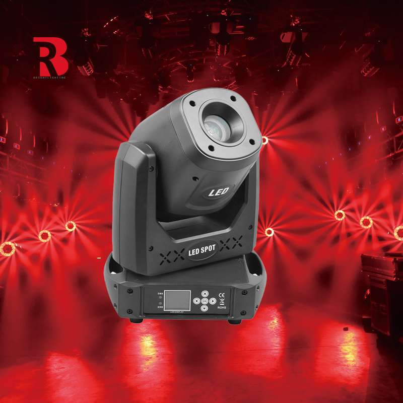 6 Gobos+opem LED Mini Spot Moving Head Light Untuk Hiburan Show Disco