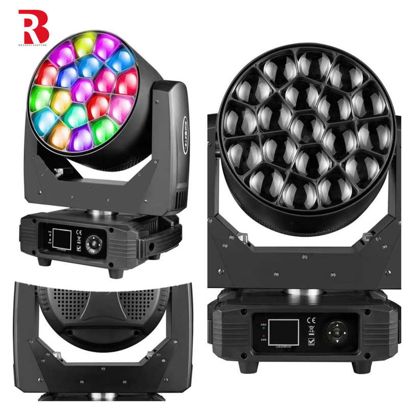 Efek Pencahayaan Dinamis untuk Konser Dengan 19x15W Moving Head Stage Light