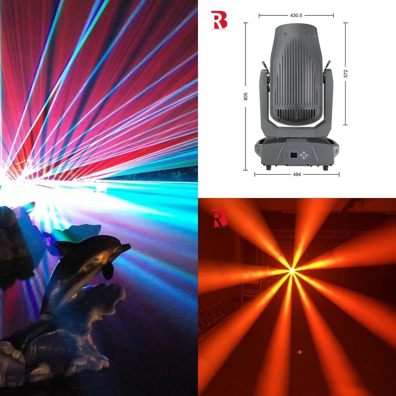 Kontrol intuitif Gerak head beam Laser stage Light Untuk semua tingkat keterampilan