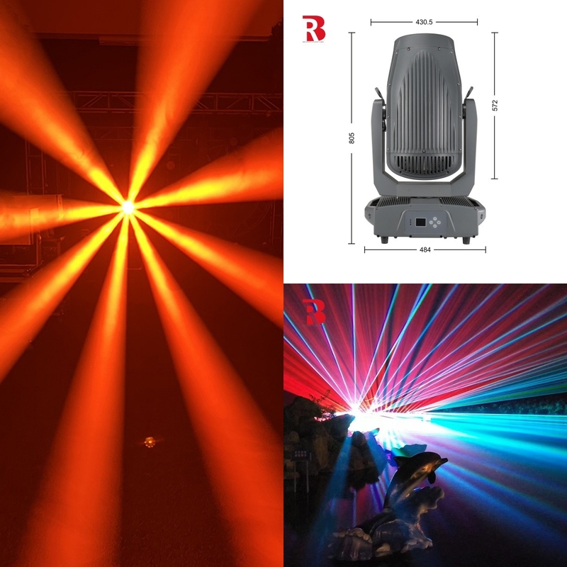 Kontrol intuitif Gerak head beam Laser stage Light Untuk semua tingkat keterampilan