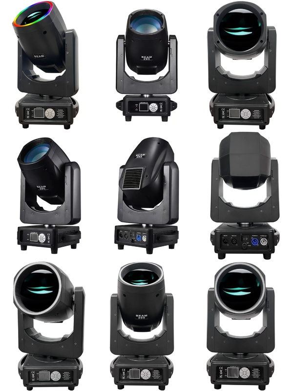 Profesional LED 295W Spot Beam Moving Head Stage Light DMX512 Untuk Klub DJ