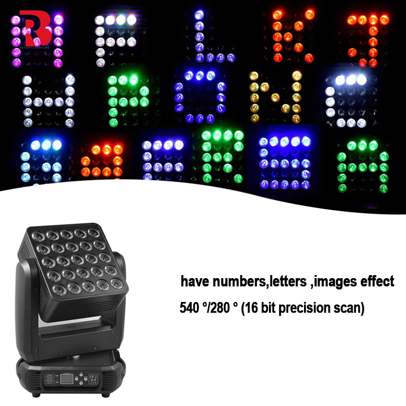 Bahan paduan aluminium LED stage light 0-100% Linear Dimming