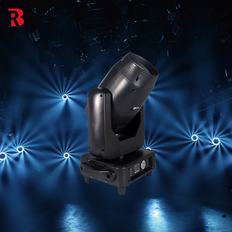 380W Beam Light 16+48 Facet Prism 14colors LED Moving Head Light Untuk ruangan