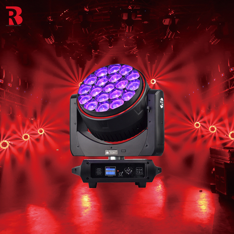 19*40W Beam Spot Wash Moving Head Stage Light Pabrik Jual