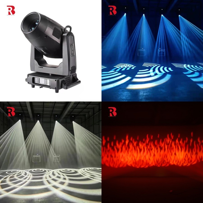 Lampu Kepala Bergerak Rendering Warna Superior LED Framing Stage Light Untuk Ruang Acara