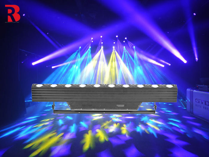 10*40W Beam Bar Light 14/52CH LED Moving Light Untuk Indoor Show Disco