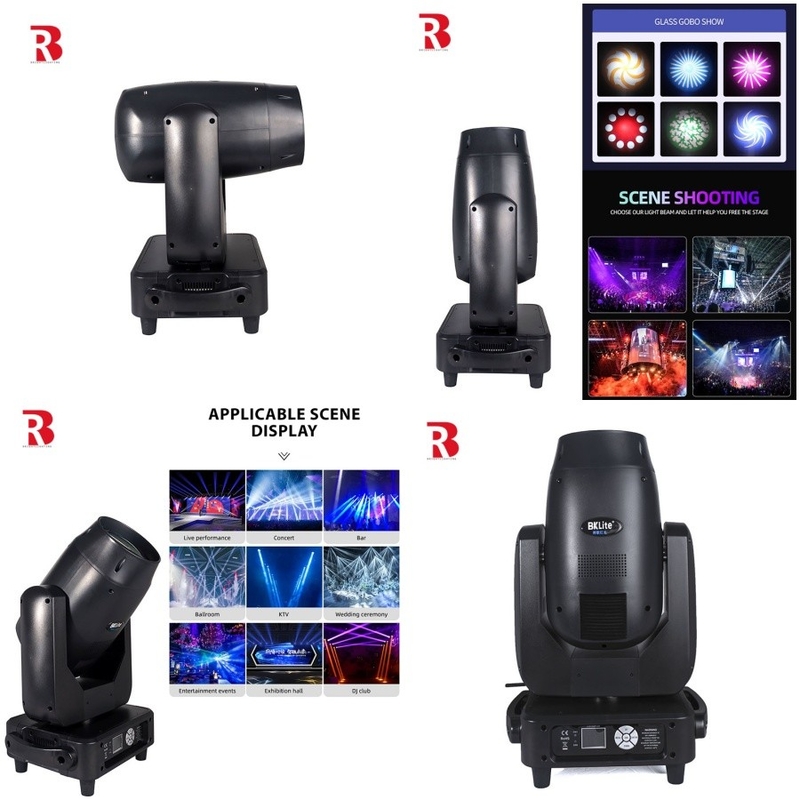 Peralatan pencahayaan panggung profesional 380W 20r Sharpy DMX Beam Out Door Untuk Pernikahan Disco