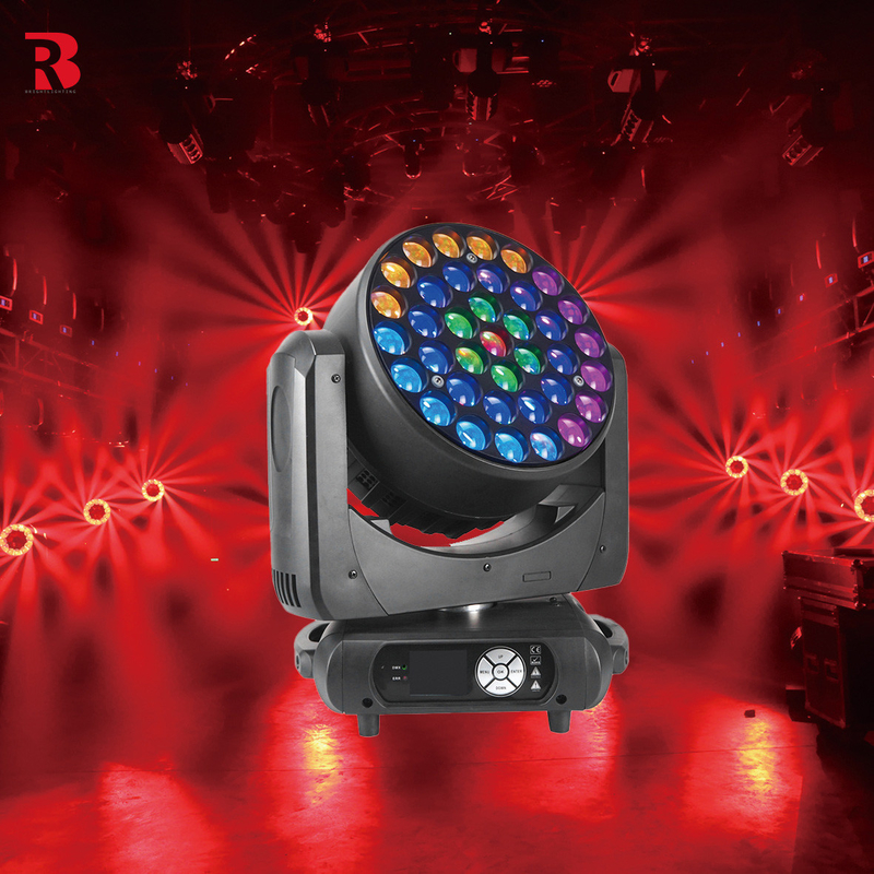 Stage LED Wash Zoom RGBW 4in1 Pemeliharaan Kepala Lampu pemasok