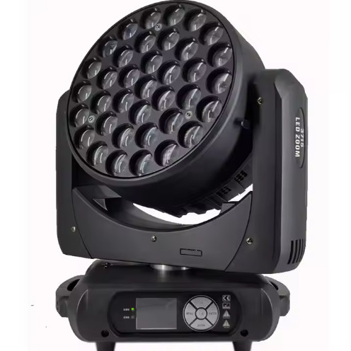 37*15W LED RGBW 48CH Kecerahan Tinggi LED Lampu Kepala Bergerak Untuk Konser pesta bar