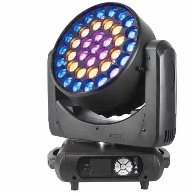 48CH High Brightness LED Moving Head Light 37*15W LED RGBW mini laser stage led spot pro lighting led bar