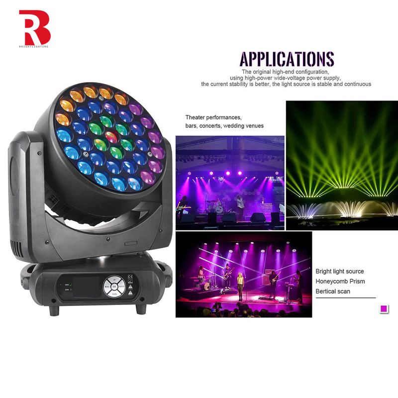 Beam Moving Head Light RGBW Led Stage Light Untuk Klub Pernikahan Klub Malam