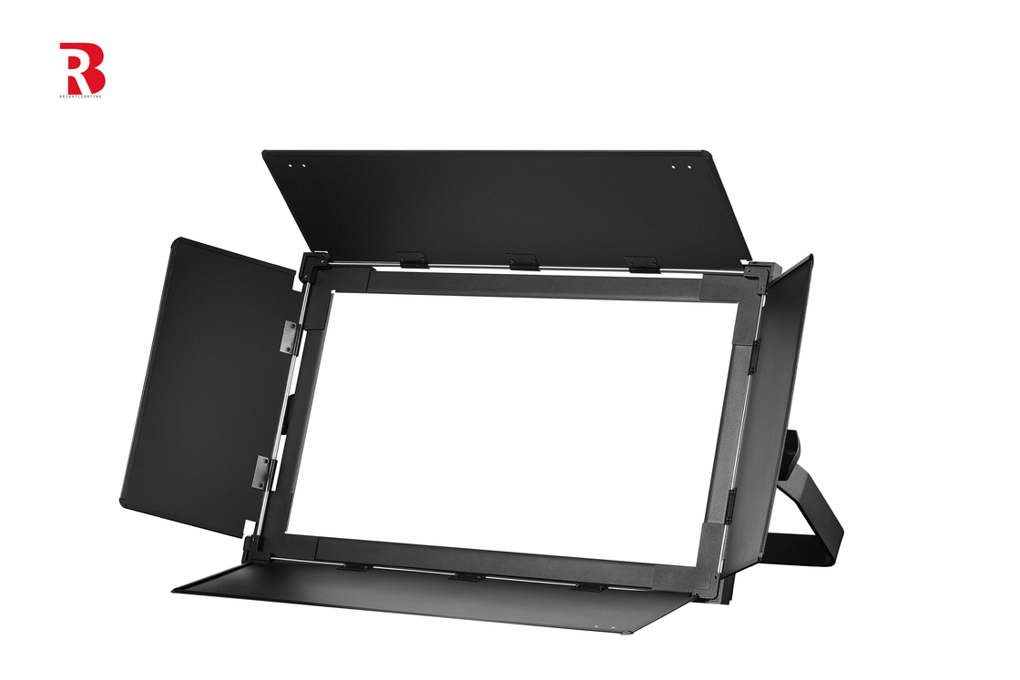 100V 240V DMX512 3CH Studio LED berwarna dua lampu Led Video Soft Light Cool Putih