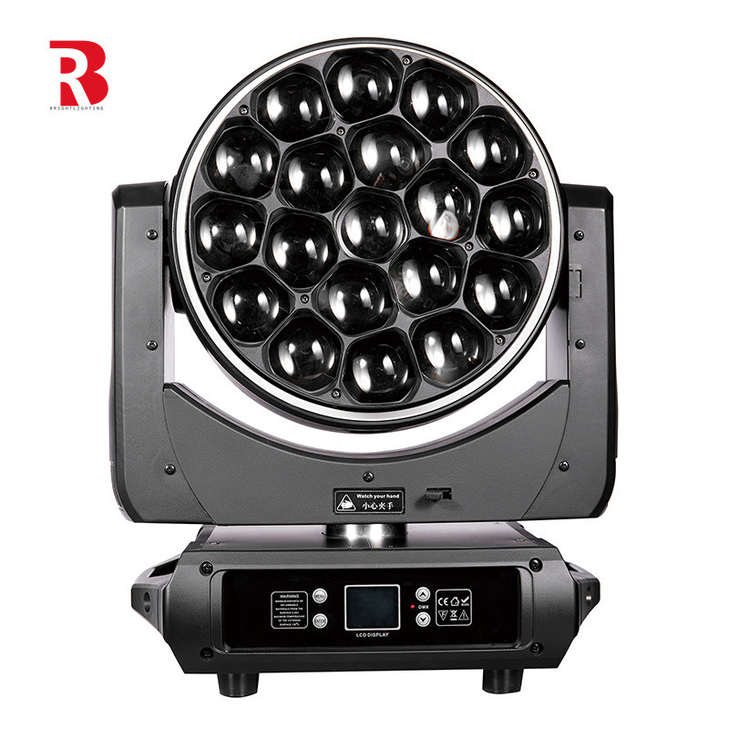 New Moving Head Stage Light RGBW 4in1 LED Dengan Layar LCD