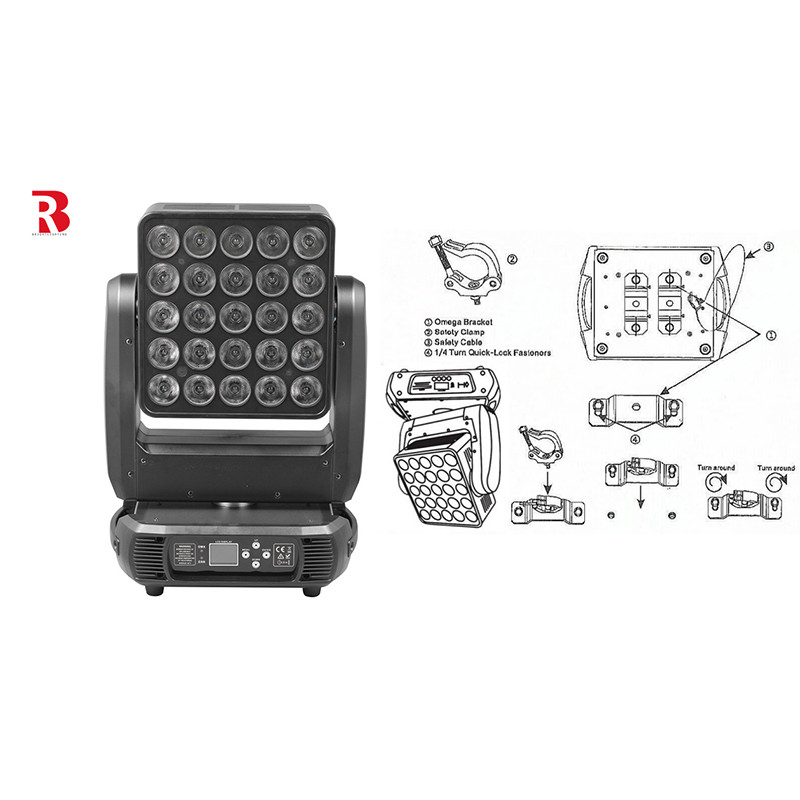 Lampu panggung RGB LED yang kuat 0-100% Pabrik Dimming Linear Jual