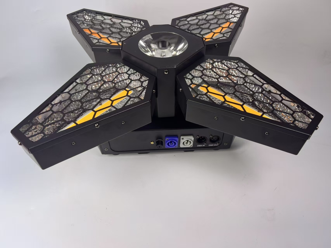 Retro Fan 4 Daun 3in1 LED Untuk Live Show Beam Moving Head Light
