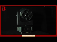 7pcs40w mencuci bergerak kepala RGBW cahaya untuk pernikahan