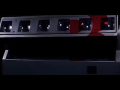 Pemandangan panggung Disco DJ Pencahayaan DMX Pixel Head 6X40w Beam Wash Zoom Bar Led Moving Lights