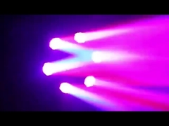 3in1 laser beeye balok bergerak kepala lampu 6 cree 10w rgbw lampu manik -manik