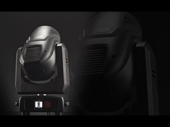 RGBW Professional 300W beam light dengan ring (kombinasi prisma 4)