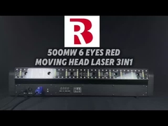 Balok Pindah Kepala Lampu 3 Dalam 1 Laser Light Bead Color Gradient Show