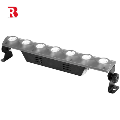 Lampu Panggung LED Bar Piksel RGB 3 Dalam 1 Sinar Putih Hangat 7*3W untuk Pesta