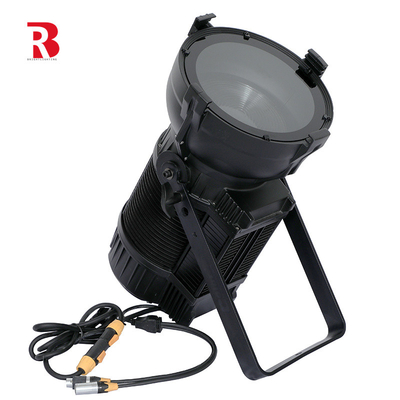 300w Warm White IP65 Rated RGBAL LED Fresnel Dengan Auto Zoom Stage Studio Light