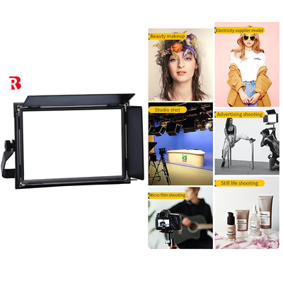 DMX512 3CH Bi-warna 100V 240V lampu panggung dingin Putih LED Video Soft Light