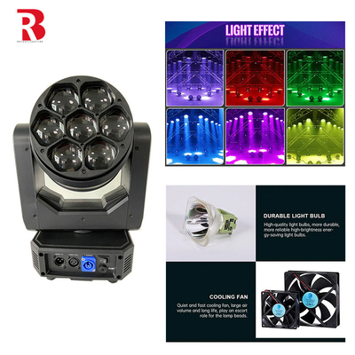 Kepala panggung bergerak Beeye ZOOM Beam rotasi 7pcs 40W