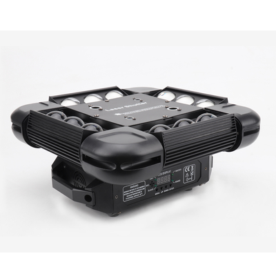 Beam Moving Head Light Laser Merah dan Hijau Dengan 2 Lampu Strobe